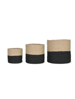 Set Of 3 Striped Pots -Modern Living Shop POJU01 portrait 8 98549.1638478236