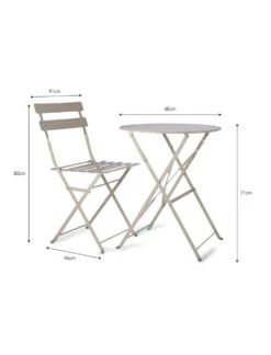 Rive Droite Bistro Set - Small - Clay -Modern Living Shop RDCL02 portrait 9 24631.1638479574