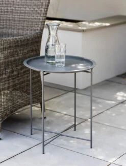Rive Droite Bistro Tray Table - Charcoal
