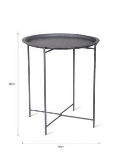 Rive Droite Bistro Tray Table - Charcoal -Modern Living Shop RDCO03 portrait 9 41407.1638479595