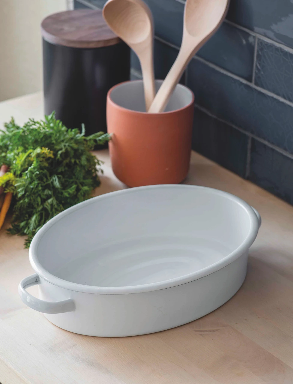 Enamel Roasting Dish - Oval 3 Enamel Roasting Dish - Oval