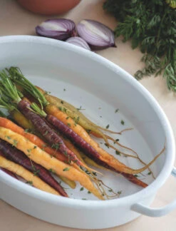 Enamel Roasting Dish - Oval 10 Enamel Roasting Dish - Oval -Modern Living Shop RDEN01 portrait 3 64492.1638479619