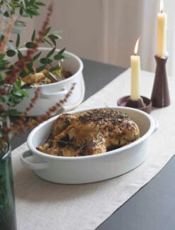 Enamel Roasting Dish - Oval 11 Enamel Roasting Dish - Oval -Modern Living Shop RDEN01 portrait 4 33942.1638479620