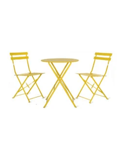 Rive Droite Bistro Set - Small - Lemon -Modern Living Shop RDLM02 portrait 8 85616.1638480118