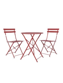 Rive Droite Bistro Set - Small - Pomegranate 8 Rive Droite Bistro Set - Small - Pomegranate -Modern Living Shop RDPG01 portrait 8 28206.1638480127