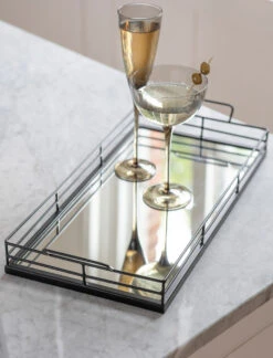Curzon Rectangular Mirror Tray - Large