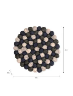 Southwold Round Trivet - Ink 9 Southwold Round Trivet - Ink -Modern Living Shop RTIK01 portrait 9 31509.1638480336