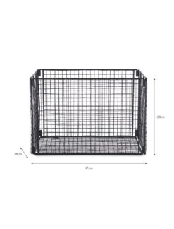 Hornton Foldable Storage Box - Large - Black -Modern Living Shop SBBL02 portrait 9 03718.1638480631