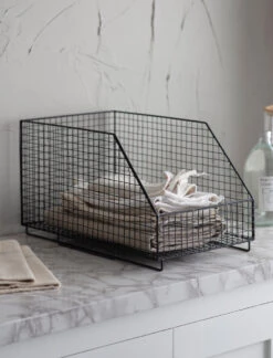 Hornton Stacking Storage Box - Black