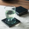 Set Of 4 Square Marble Coasters - Black 2 Set Of 4 Square Marble Coasters - Black -Modern Living Shop SCBM01 portrait 1 15369.1638480908