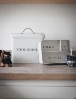 Shoe Shine Box - Chalk