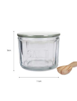 Glass Salt Pot -Modern Living Shop SPGL01 portrait 9 91530.1638483688