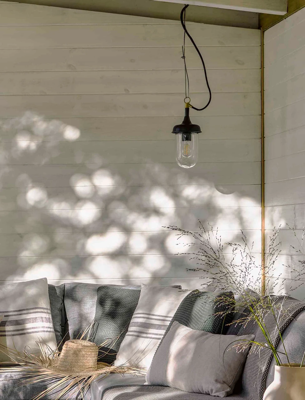 Harbour Outdoor Pendant Light - Carbon