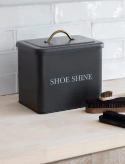 Shoe Shine Box - Carbon