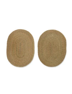 Pair Of Jute Table Mats - Natural -Modern Living Shop TMJU02 portrait 8 30099.1638485084