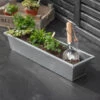 Plant Trough - Galvanised Steel - 60cm -Modern Living Shop TRGA03 portrait 1 17735.1638485174