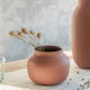 Ombersley Vase - Brick - Short -Modern Living Shop VAXS01 portrait 1 62671.1646066423