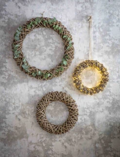 Door Wreath - 40cm 7 Door Wreath - 40cm -Modern Living Shop WRRA01 portrait 1 06028.1649408460