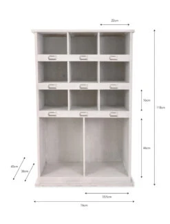 Chedworth Welly Locker - Tall - White -Modern Living Shop WRWO06 portrait 9 42094.1638490240