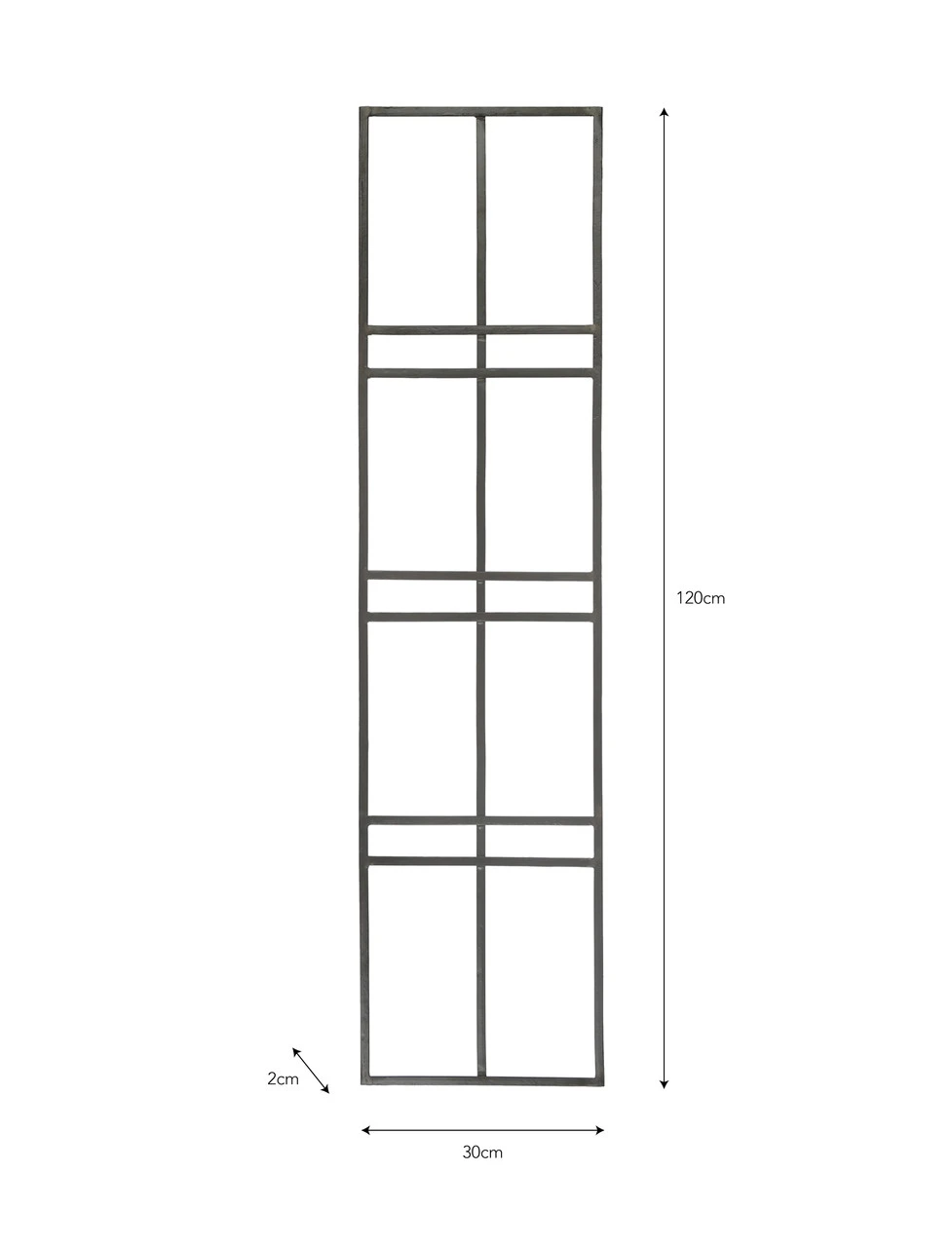 Charlbury Wall Trellis - 30cm 5 Charlbury Wall Trellis - 30cm - Image 3